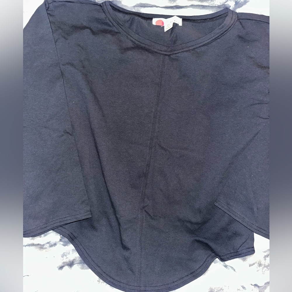 FP Beach Classic Black Long Sleeve Tee Oversized - NWOT Size S.P